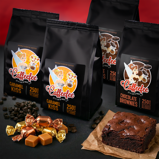 Vorteilspack: 2x Caramel Kiss und 2x Chocolate Brownies gemahlen