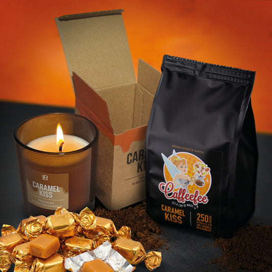 Caffeefee Caramel Coffee and Candle