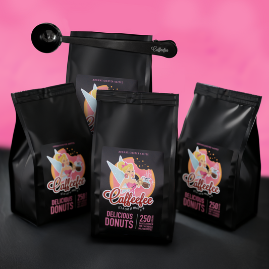 Donuts Special - 4 zum Preis von 3 und Kaffeelot-Klammer gratis, versandkostenfrei